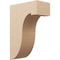 Ekena Millwork 12"W x 24"D x 36"H Classic Del Monte Rough Cedar Woodgrain TimberThane Corbel, Primed Tan CORUR12X24X36DELRCPR - alternate 1